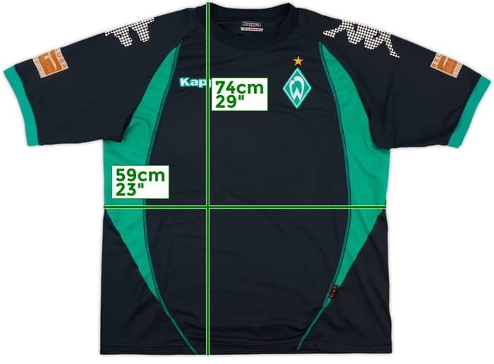 2008-09 Werder Bremen Kappa Training Shirt - 7/10 - (XL)