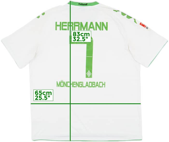 2013-14 Borussia Monchengladbach Home Shirt Herrmann #7 - 7/10 - (3XL)