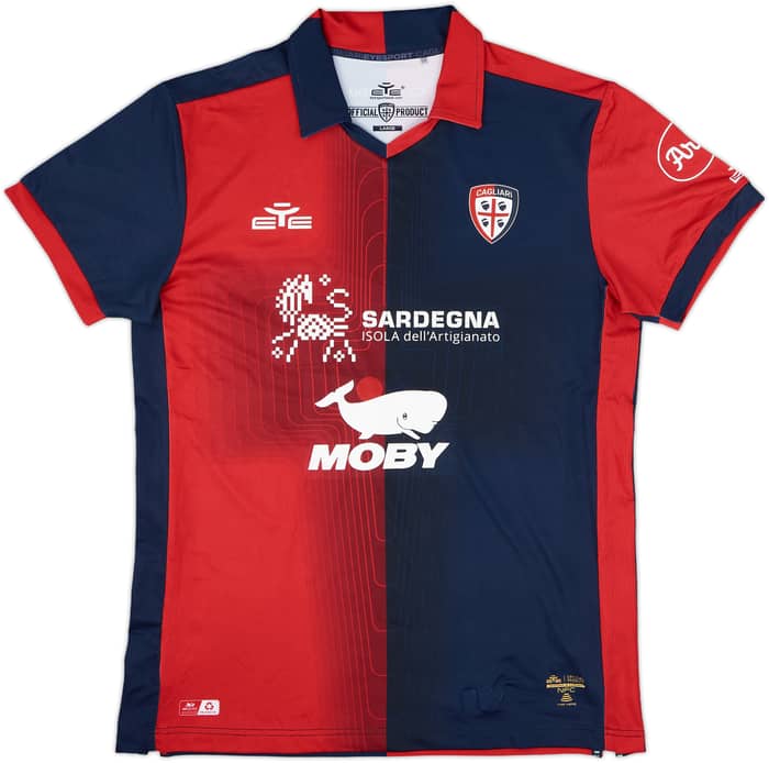 2022-23 Cagliari Home Shirt - 9/10 - (L)