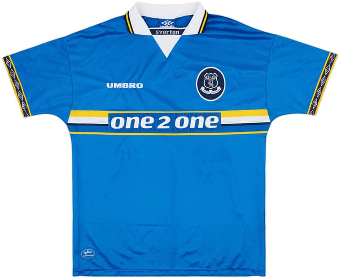 1997-99 Everton Home Shirt Bilic #28 - 8/10 - (XL)