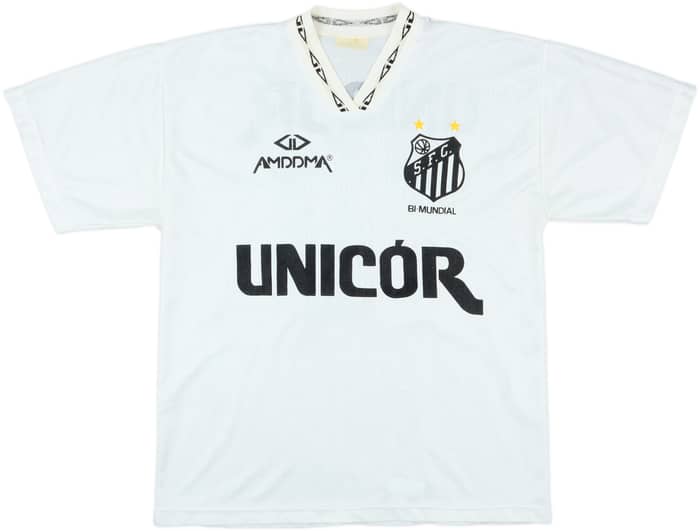 1995 Santos Home Shirt #10 - 7/10 - (L)