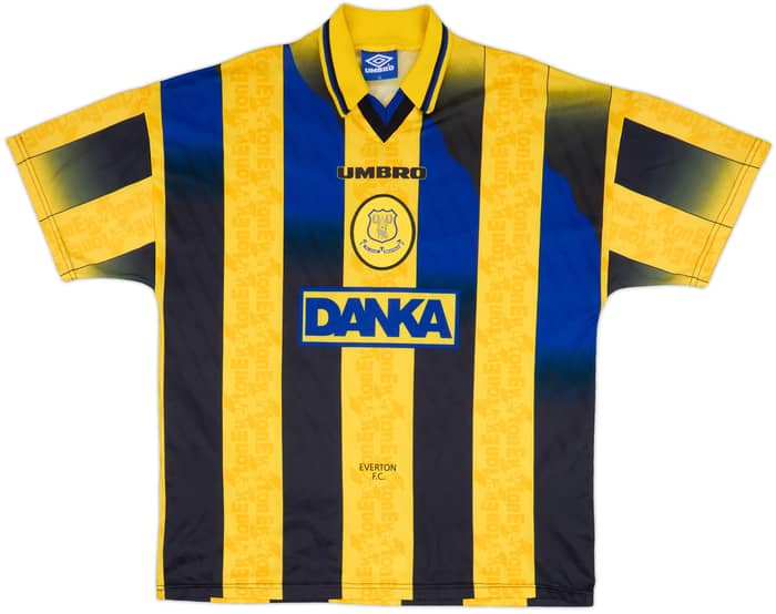 1996-98 Everton Away Shirt Ferguson #9 - 9/10 - (XL)