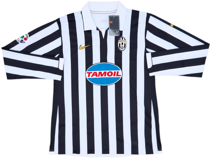 2006-07 Juventus Player Issue Home L/S Shirt Del Piero #10 (XL)