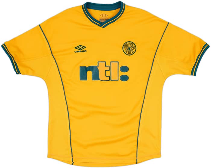 2000-02 Celtic Away Shirt Larsson #7 - 8/10 - (M)