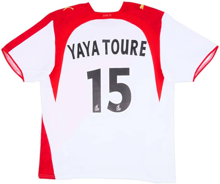 2006-07 Monaco Home Shirt Yaya Toure #15 - 9/10 - (L)