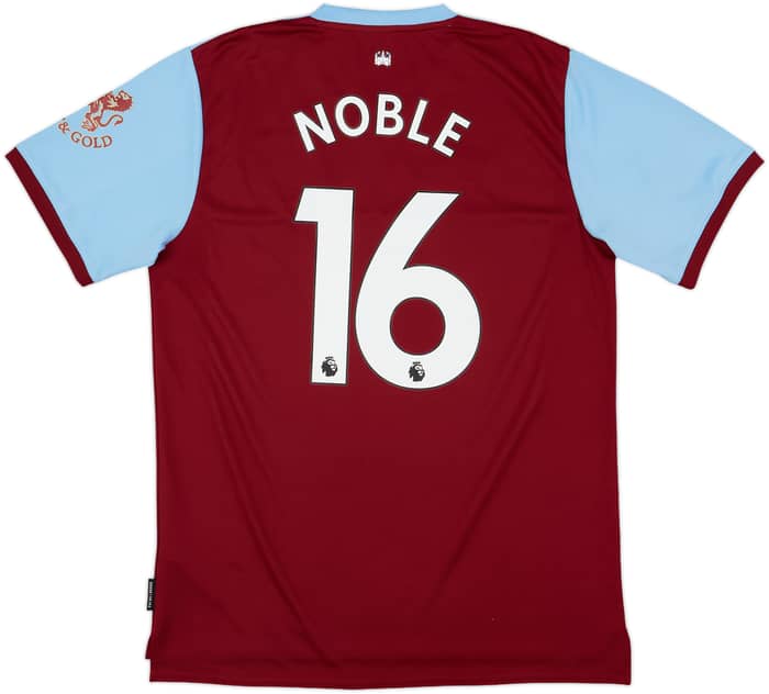 2019-20 West Ham Home Shirt Noble #16 - 9/10 - (L)