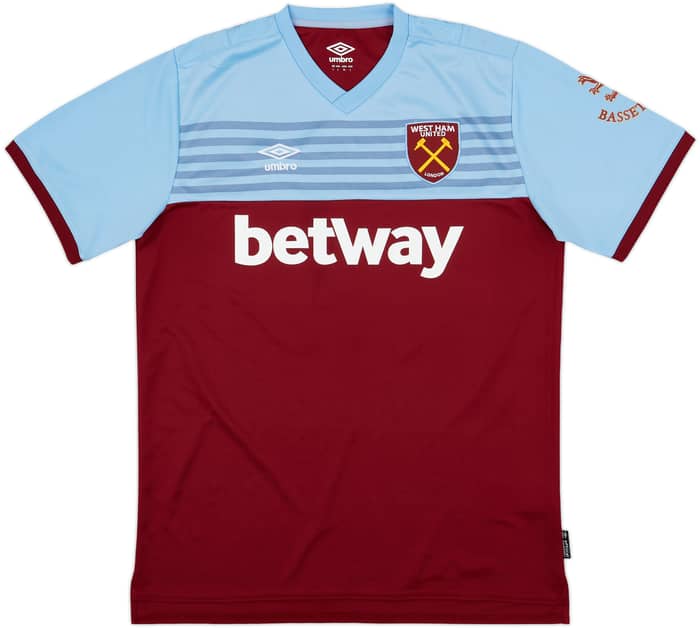2019-20 West Ham Home Shirt Noble #16 - 9/10 - (L)