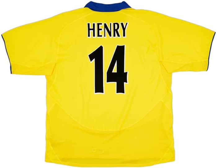 2003-05 Arsenal Away Shirt Henry #14 - 7/10 - (XXL)
