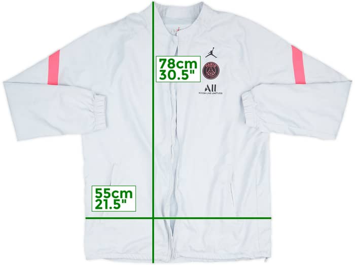 2021-22 Paris Saint-Germain Jordan Track Jacket - 4/10 - (XL)