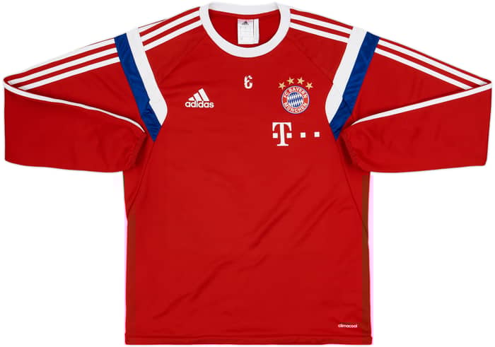 2014-15 Bayern Munich Player Issue adidas Sweat Top #6 - 6/10 - (M)