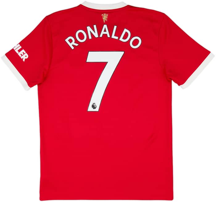2021-22 Manchester United Home Shirt Ronaldo #7 - 9/10 - (M)