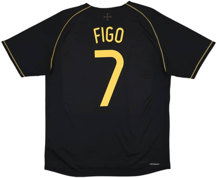 2006-07 Portugal Away Shirt Figo #7 - 8/10 - (L)