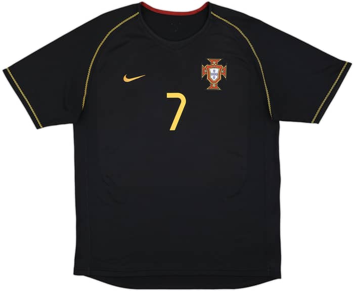 2006-07 Portugal Away Shirt Figo #7 - 8/10 - (L)