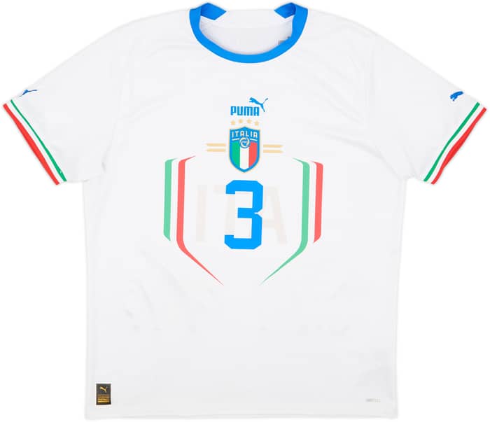 2022-23 Italy Away Shirt Chiellini #3 - 9/10 - (L)