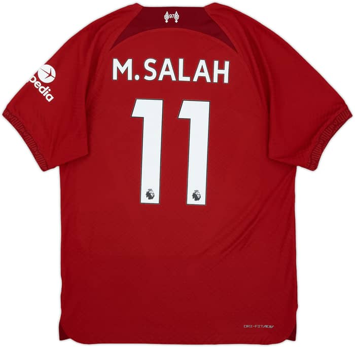2022-23 Liverpool Authentic Home Shirt M.Salah #11 - 10/10 - (M)