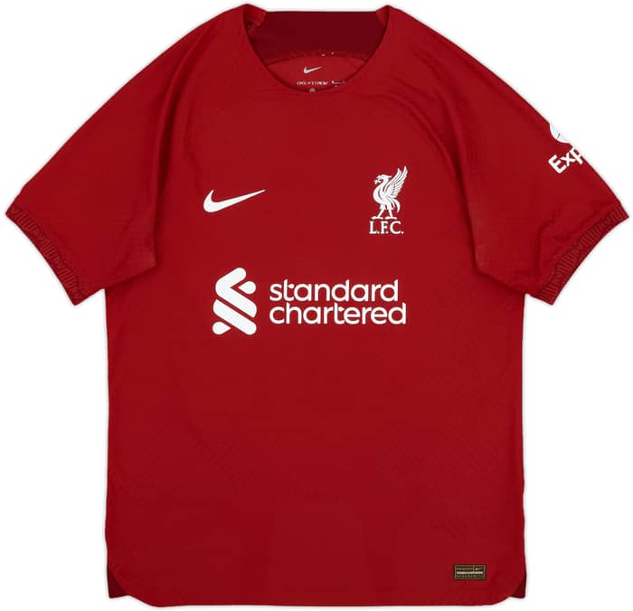 2022-23 Liverpool Authentic Home Shirt M.Salah #11 - 10/10 - (M)