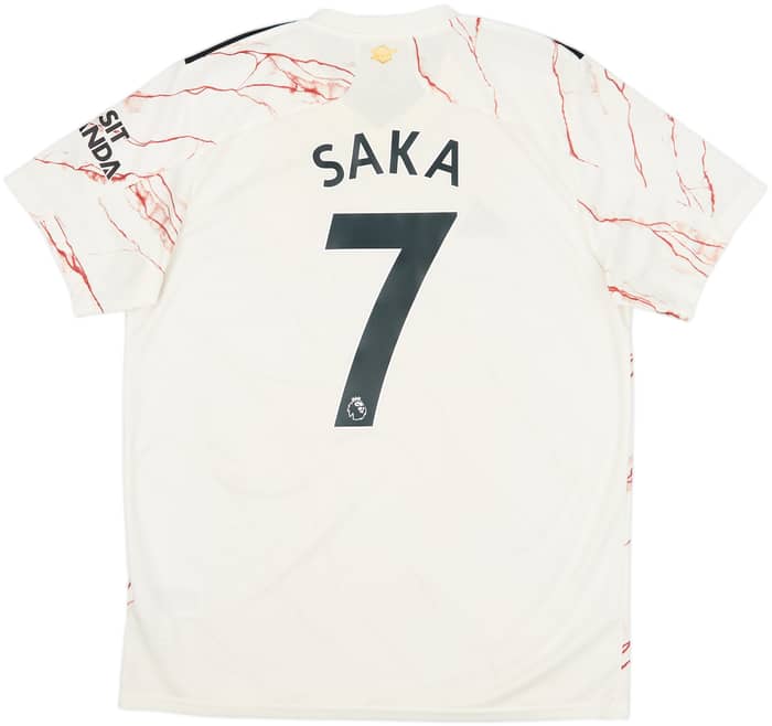 2020-21 Arsenal Away Shirt Saka #7 - 7/10 - (L)