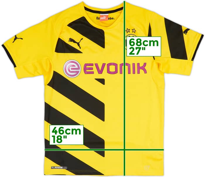 2014-15 Borussia Dortmund Home Shirt - 7/10 - (S)