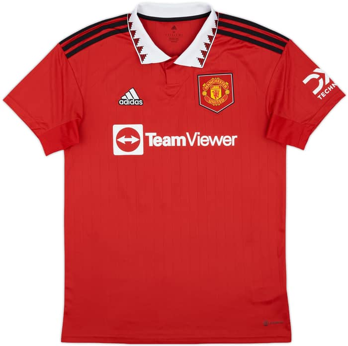 2022-23 Manchester United Home Shirt Rashford #10 - 9/10 - (M)