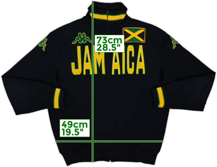 2008-09 Jamaica Kappa Track Jacket - 8/10 - (L)