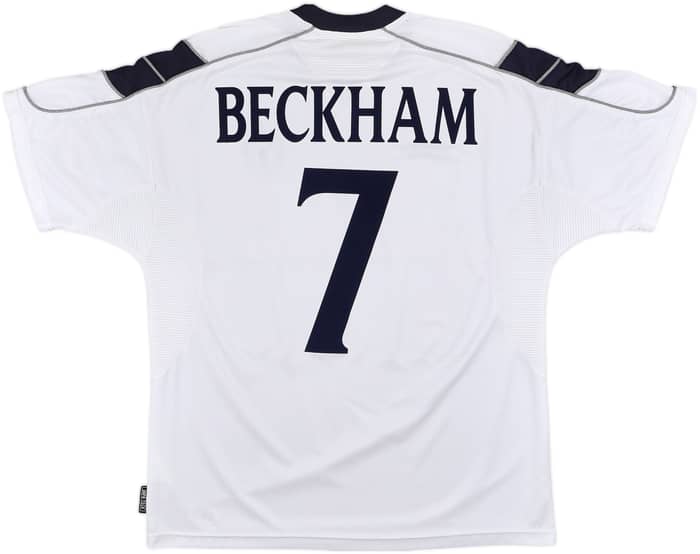 2000-01 Manchester United Away Shirt Beckham #7 - 8/10 - (L)