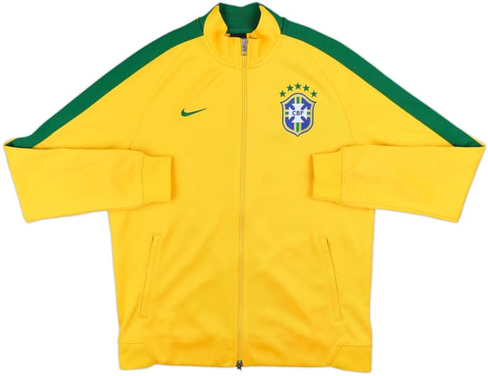 2013-14 Brazil Nike Track Jacket - 9/10 - (L)
