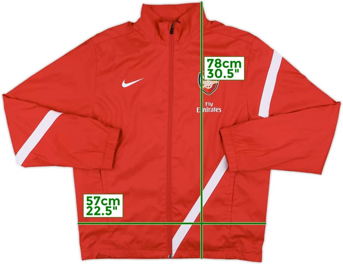 2011-12 Arsenal Nike Track Jacket - 8/10 - (M)