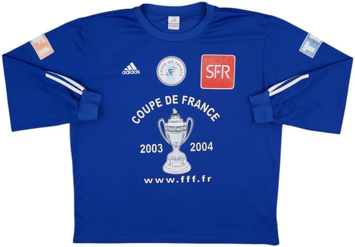 2002-03 adidas Coupe de France L/S Shirt #9 - 8/10 - (XL)