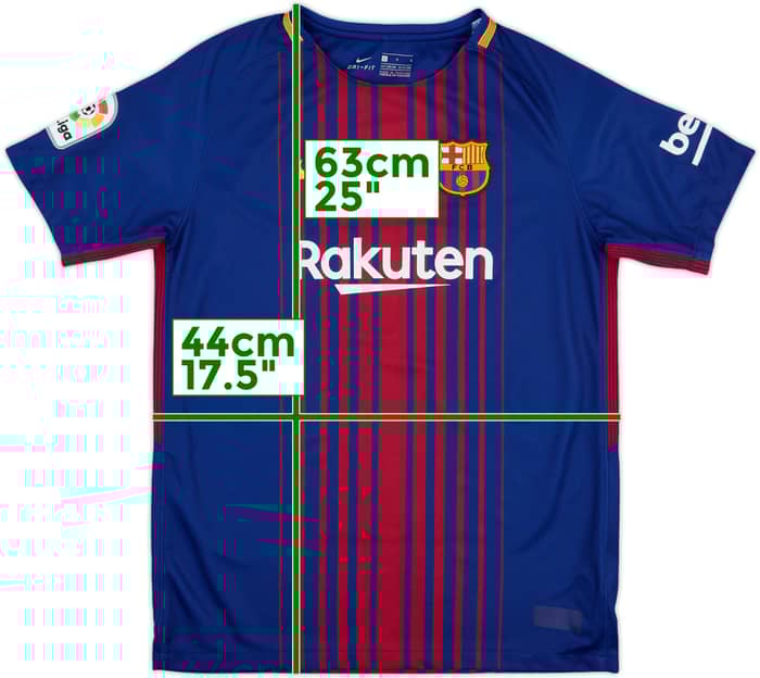 2017-18 Barcelona Home Shirt - 6/10 - (L.Boys)