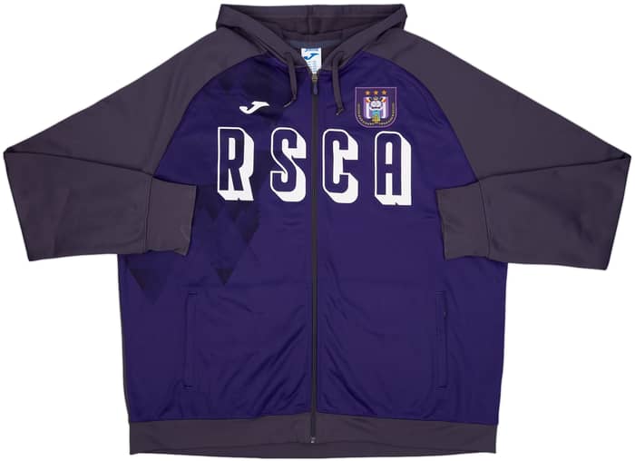 2019-20 Anderlecht Joma Hooded Track Jacket - 8/10 - (4XL)
