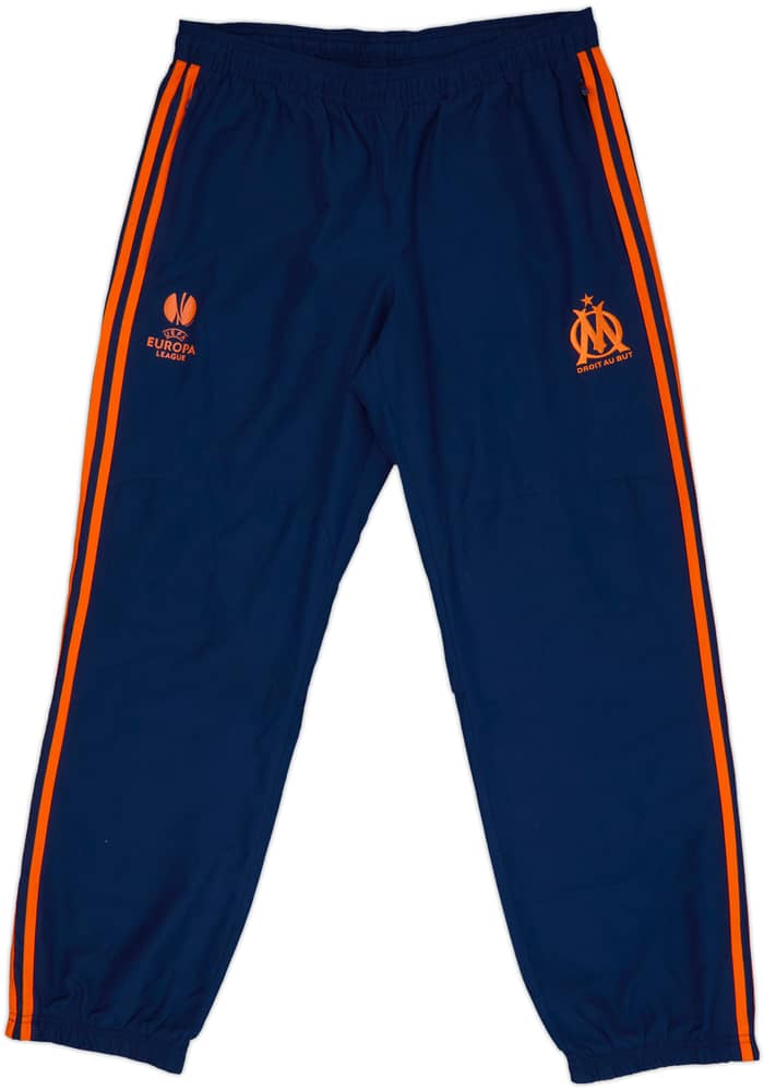 2012-13 Olympique Marseille adidas UEL Track Pants/Bottoms - 8/10 - (L)