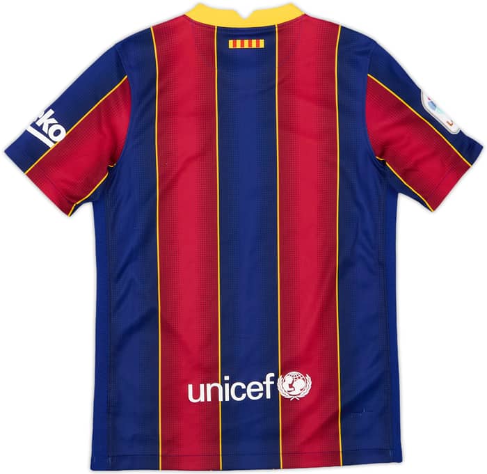 2020-21 Barcelona Home Shirt - 7/10 - (M.Boys)