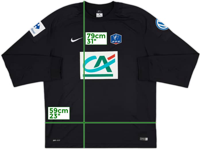 2015-16 Coupe de France L/S Shirt #16 - 8/10 - (XL)