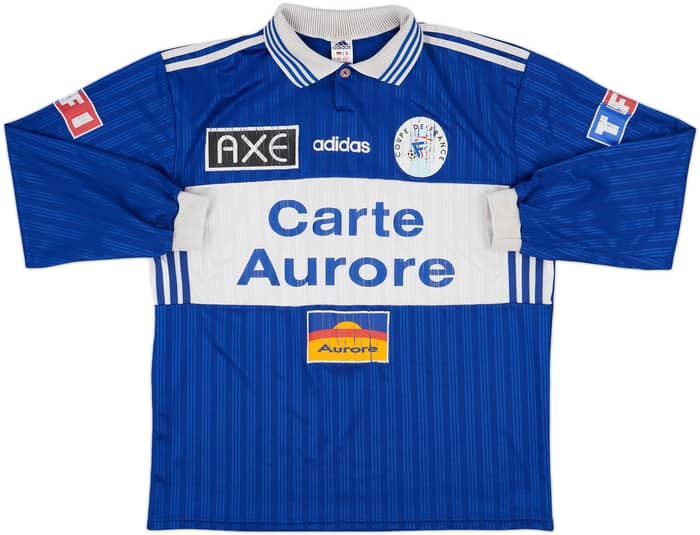 1990s Coupe de France Home L/S Shirt #11 - 7/10 - (XL)