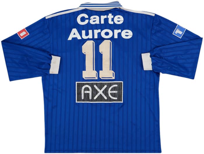 1990s Coupe de France Home L/S Shirt #11 - 7/10 - (XL)