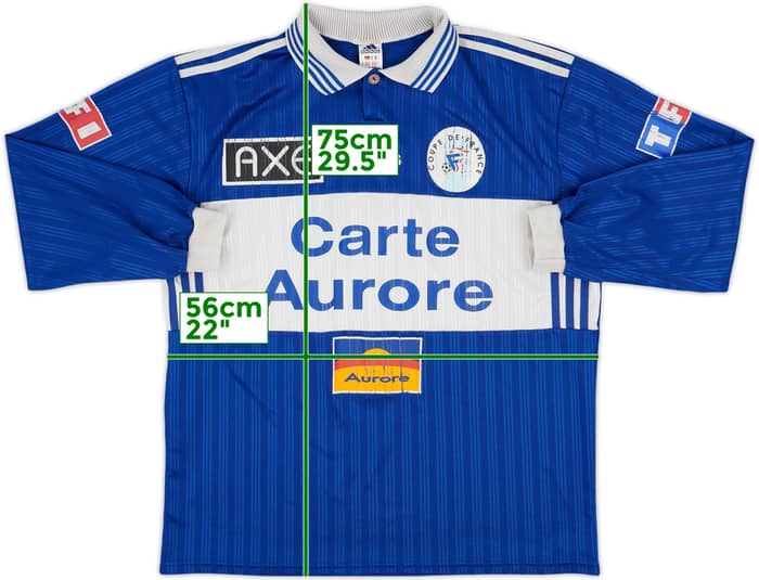 1990s Coupe de France Home L/S Shirt #11 - 7/10 - (XL)