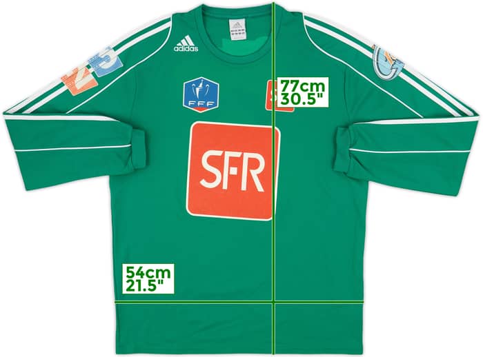 2008-09 Coupe De France L/S Shirt #9 - 8/10 - (XL)