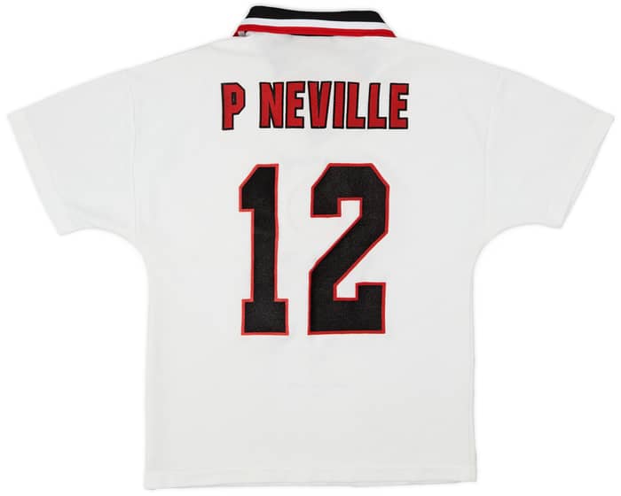 1996-97 Manchester United Away Shirt P Neville #12 - 6/10 - (L.Boys)
