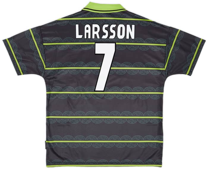 1998-99 Celtic Away Shirt Larsson #7 (XL)