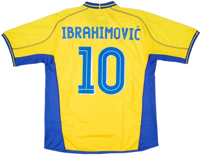 2003-04 Sweden Home Shirt Ibrahimovic #10 - 9/10 - (XL)