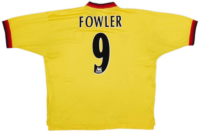 1997-99 Liverpool Away Shirt Fowler #9 - 6/10 - (XXL)