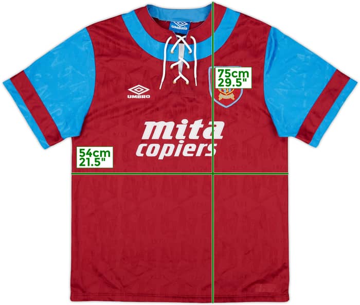 1992-93 Aston Villa Home Shirt - 9/10 - (L)