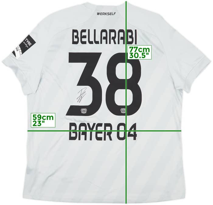 2020-21 Bayer Leverkusen Signed Third Shirt Bellarabi #38 (3XL)