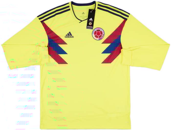 2018-19 Colombia Home L/S Shirt (L)