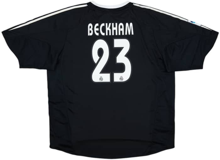 2004-05 Real Madrid Away Shirt Beckham #23 (XL)