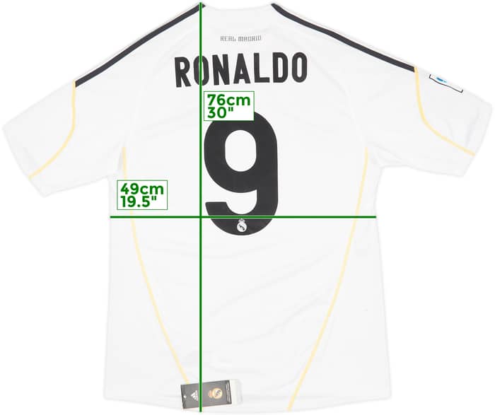 2009-10 Real Madrid Home Shirt Ronaldo #9 (L)