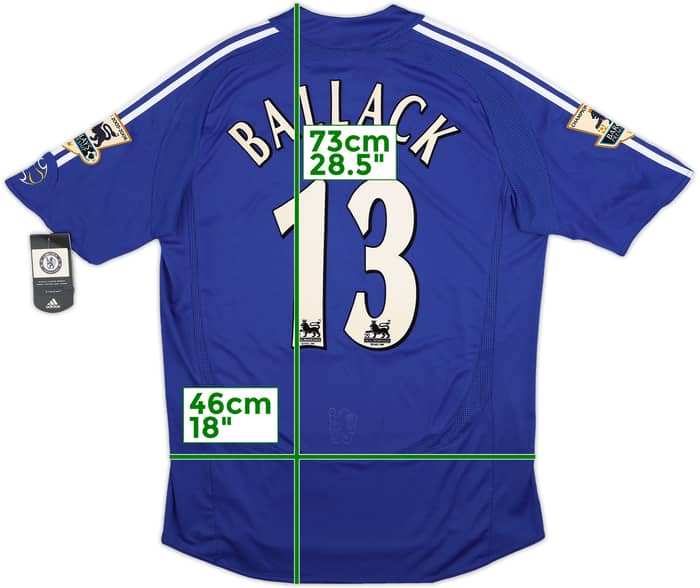 2006-08 Chelsea Home Shirt Ballack #13 (L)