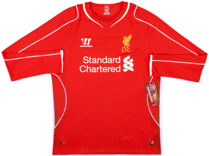2014-15 Liverpool Home L/S Shirt Gerrard #8 (M)