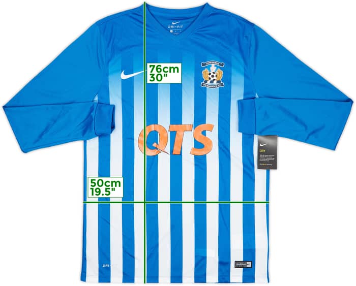 2016-17 Kilmarnock Home L/S Shirt (L)