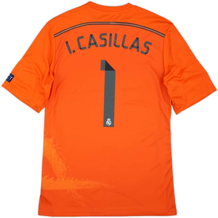 2014-15 Real Madrid GK S/S Shirt Casillas #1 (L)